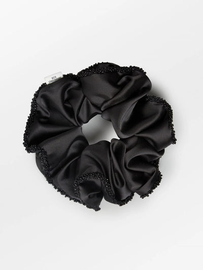 Luster bead scrunchie