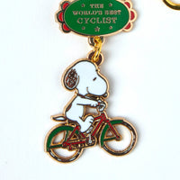 Peanuts World's Best Cyclist Keyring