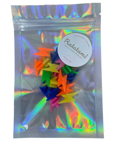 Lightning Bolts for Bike Wheels - Multicoloured