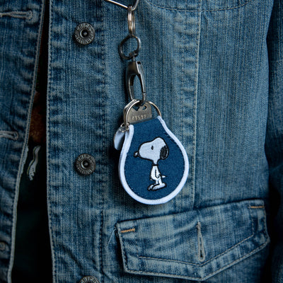 Peanuts Patch Keychain - Snoopy Classic