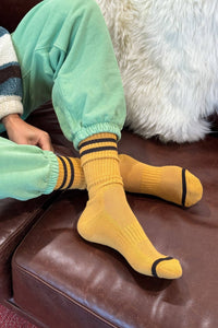 Extended Boyfriend Socks - Powder Blue
