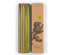 Thin Taper Candles in Olive Green - Set of 12