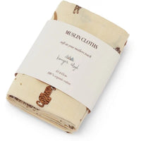 Muslin Cloths 3 Pack - Roar