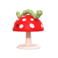 Mushroom Teether - Red/Green
