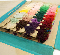 Seagrass Coaster - Olive / Old Rose