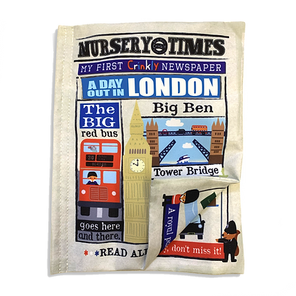 Nursery Times Crinkly Newspaper - London