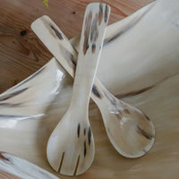 Horn Salad Servers: Light