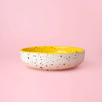 Large Pottery Grater Plate & Spoon - Cinnamon