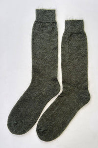 Mohair Veil Socks - Mocha