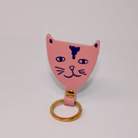 Cat Key Fob - Red