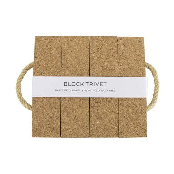 Cork Trivet - Block