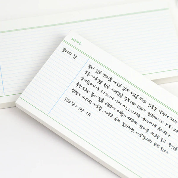 Flat Notepad (small) - Memo Line