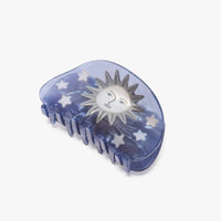 Pleiades Moon Stars Constellation Acetate Hair Claw Clip