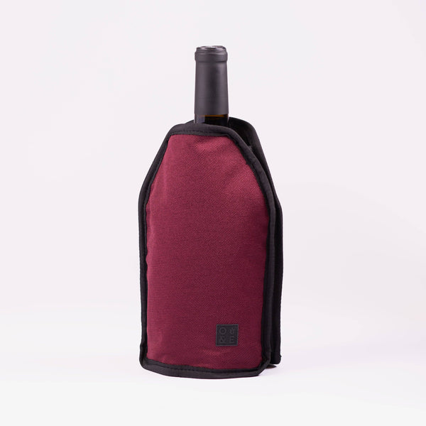 Freezable Wine Cooler Sleeve II - Cherry Red