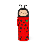 2 in 1 Silicone Kawaii Pencil Case - Ladybird