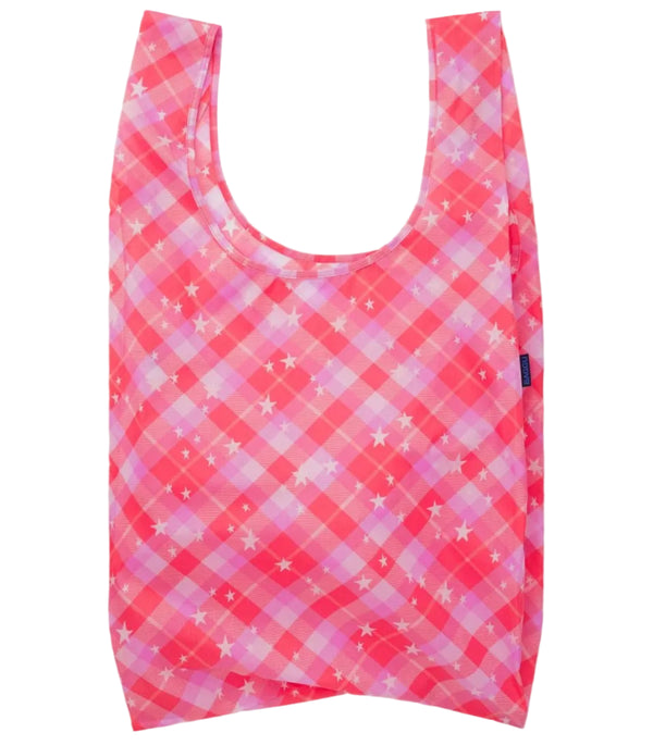 Big Baggu - Pink Star Plaid