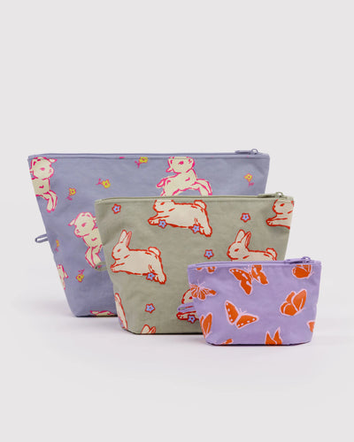 Go Pouch Set - Spring Animals