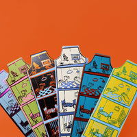 Dolls House Bookmark - Black