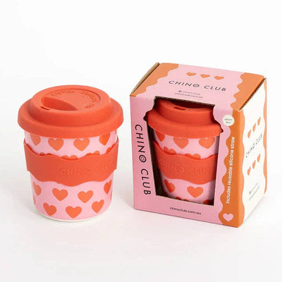 Heart Chino Cup - 8oz (Straw Included)