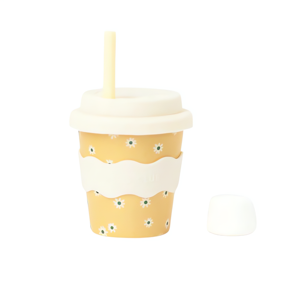 Yellow Daisy Babychino Cup 4oz