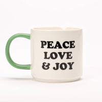 Peanuts Mug Peace Love Joy- LTD Holiday edition!