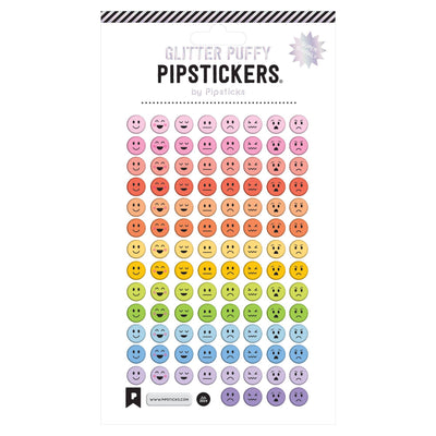 Puffy Emoji Rainbow Stickers