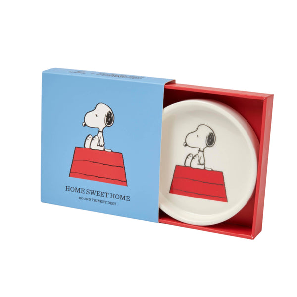 Peanuts Round Shaped Trinket Dish - Home Sweet Home