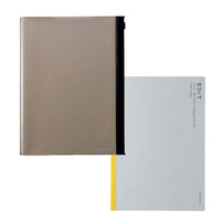 Mark's Grid Notebook A5 with Cover - Light Latte