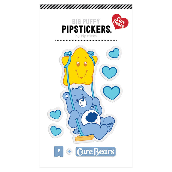 Rocking Grumpy Bear Big Puffy Stickers