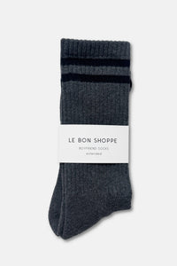 Extended Boyfriend Socks - Powder Blue