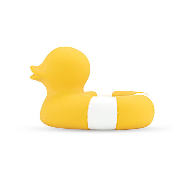 Oli & Carol - Floatie Duck Yellow - Natural Baby Bath Toy
