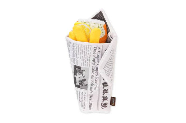 Fish & Chips Dog Toy