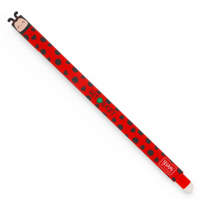 Get Lucky Erasable Gel Pen - Ladybird