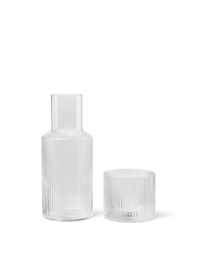 Ripple Small Carafe Set - Clear