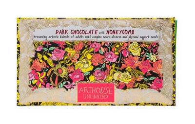 Bee Free, Dark Chocolate Bar With Honeycomb