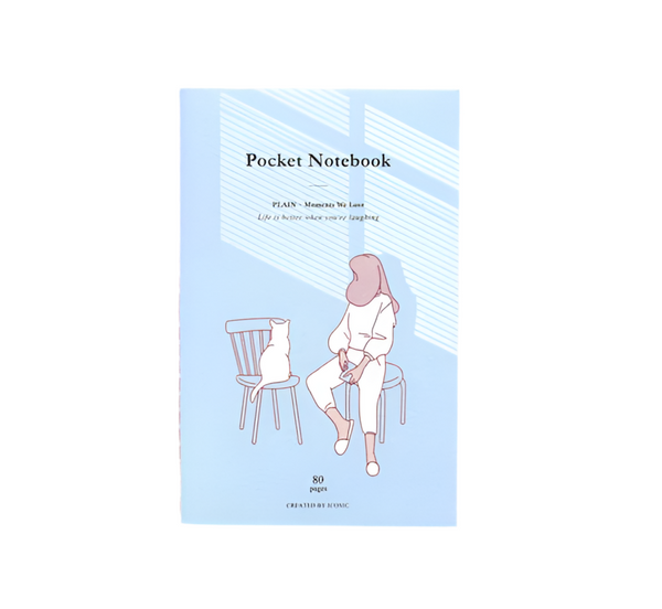 Iconic Pocket Notebook, Plain - Laundry Room
