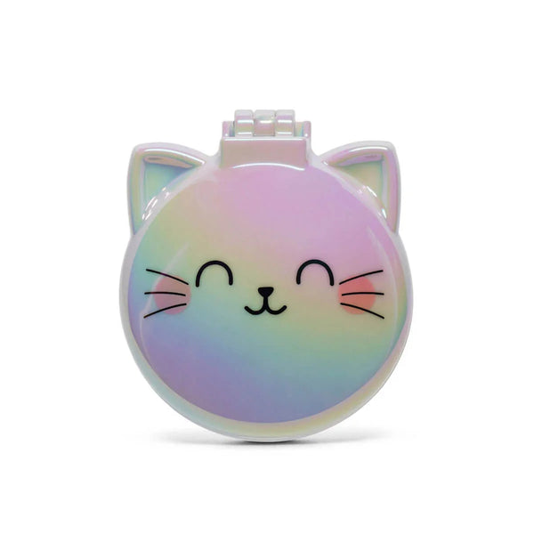 Hair Brush With Mirror - Kitty