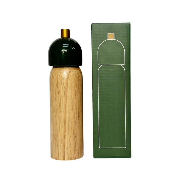 Salt & Pepper Grinder - Green & Gold - Medium