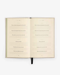 The Three Question Journal Green - Daily Guided Wellbeing