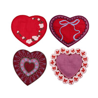 Sweetheart Cocktail Napkins - Set of 4