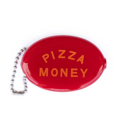 Coin Pouch - Pizza Money (Red/Orange)