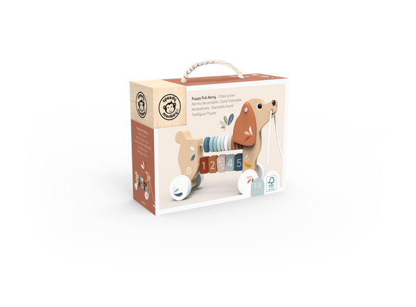 Wooden Puppy Pull Along