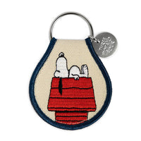 Peanuts Patch Keychain - Snoopy Doghouse