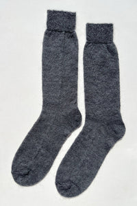 Mohair Veil Socks - Mocha