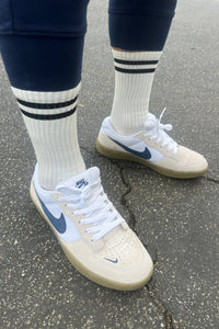 Extended Boyfriend Socks - Powder Blue