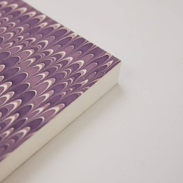 A5 Blank Notebook - Mini Scallops Lavender