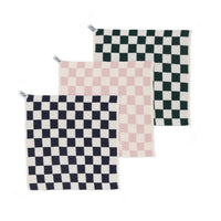 Reusable & Eco-Friendly Cotton Dishcloths: Check Forest