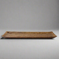 Sashimi Plate Amber Contour Glaze 33.2cm