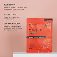VITAMIN-C Brightening Sheet Mask - 100% Biodegradable