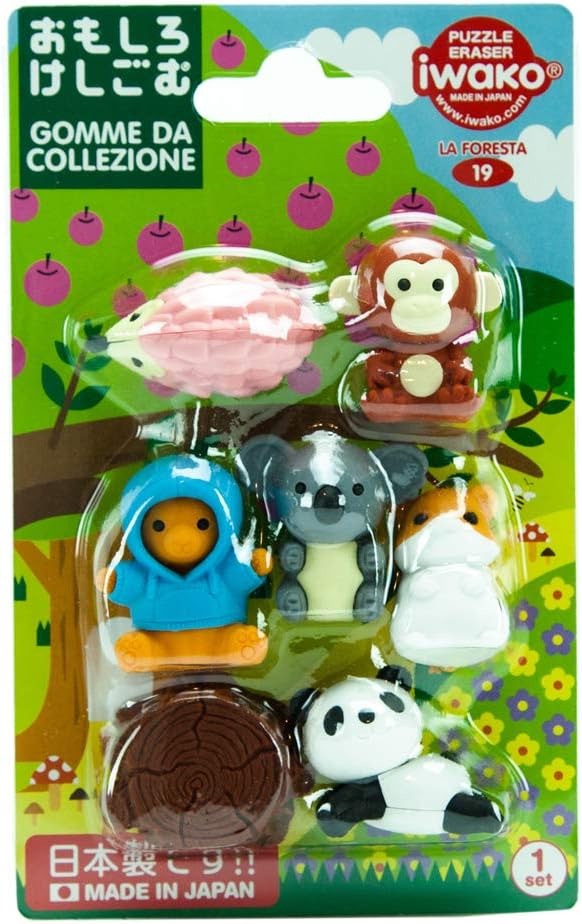 Forest Animal Erasers